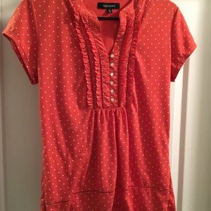 Ellen Tracy polka dotted top